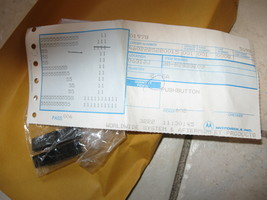 NOS OEM LOT of 2 Motorola Radio SP10 PTT Push to Talk Button # 38-82833e03 - $19.08