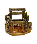 Vintage McCoy Old Wishing Well Planter Pottery 1950s - $29.19 CAD