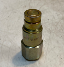 Holmbury M-A9 1/2 NPT-C06 Flat Face Hydraulic Coupler - $42.08 CAD