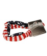 USA Patriotic Hair Wrap Knotted Headband by Remington USA Flag 3.5 inche... - $10.92 CAD