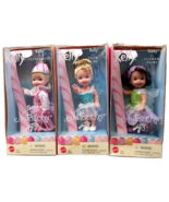 Barbie in the Nutcracker Kelly as Peppermint Girl Snow Fairy & Jeny Flower-3 Lot - $54.45