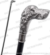 Brass Dog Handle With Foldable Victorian Walking Stick Collectible Men&#39;s... - £15.85 GBP+
