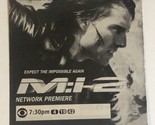Mission Impossible 2 MI II TV Guide Print Ad Tom Cruise TPA5 - $5.93
