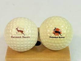 Lot of 2 Vintage Kaluakoi Golf Resort Logo Golf Ball - Molokai, Hawaii -... - $19.75
