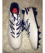 ADIDAS Carbon Low Football Cleats White/Blue AQ8777 Mens Size 18 NEW - £69.58 GBP