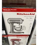 Kitchenaid 6 Quart Bowl-Lift Stand Mixer 11 Speed, Bonus Attachments, Si... - $8,090.31 MXN