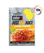12x Packet Weber Just Add Juice Lemon Pepper Marinade Mix 1.12oz | Fast ... - £20.02 GBP