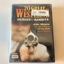 20 Great Westerns: Heroes  Bandits (DVD, 2008, 4-Disc Set) Sealed #80-0843 - £7.64 GBP