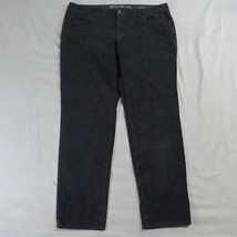 Eddie Bauer 14 Gray Corduroy Boyfriend 5 Pocket Stretch Womens Cords Pants - $19.49