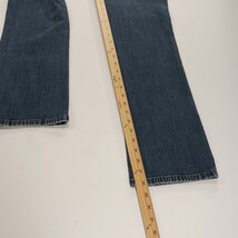 St. John's Bay Women's Blue Stretch Secretly Slender Bootcut Denim Jeans Size 4S image 7