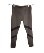 Fabletics Olive Green Gaviota Full Length Mesh Leggings Size S - $34.19 CAD