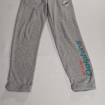 NFL Team Apparel Sweatpants Youth Size L (14-16) Miami Dolphins Gray RN#126673 image 12