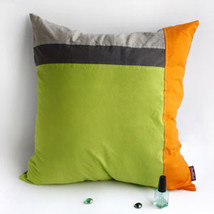 Onitiva [Energy] Knitted Fabric Patch Work Pillow Cushion Floor Cushion (19.7... - £29.90 GBP