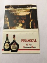 Vintage Matchbook Cover Matchcover Penascal Wine - £3.35 GBP