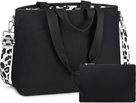Tote Handbag for Women Crossbody Tote Bag with Zipper Shoulder Purses Bag Tote H - £17.58 GBP
