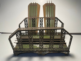 Lionel O Gauge Prewar Bridge With Two Approaches Green /CREAM With Track Vintage - £53.56 GBP