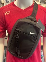 Nike NSW Essentials Crossbody Bag 5 Liter Unisex Casual Bag Black NWT CV... - £52.42 GBP