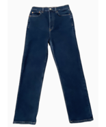 RE/DONE High Rise Stove Pipe Straight Leg Jeans Size 28 in Dark Wash Fit... - $78.84 CAD