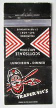 Trader Vic&#39;s - Scottsdale, Arizona Restaurant 30 Strike Matchbook Match Cover AZ - $1.75