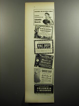 1951 Columbia Records Ad - Twilight Concert; Pal Joey; Morton Gould plays Music - £14.54 GBP