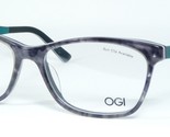 OGI Evolution 9212 1798 Silber Perle / Blaugrün Einzigartig Brille 54-16... - $80.19