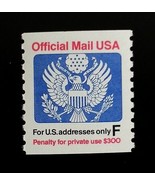1991 29c Eagle Official Mail USA Red &amp; Blue Scott O144 Mint F/VF NH - $1.24