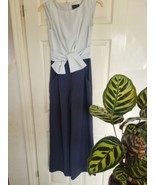 Phase Eight Jumpsuit Size 10  Blue And White Bow Beautiful Feminine  - €38,86 EUR