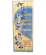 Vintage 1948 Sonja Henie Countess Of Monte Cristo Movie Poster Skating 1... - $93.15 CAD