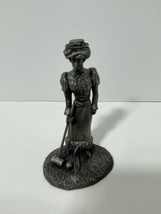 The Gibson Girl Pewter Figure The American People 1776 - 1976 Series w/ COA - £11.02 GBP