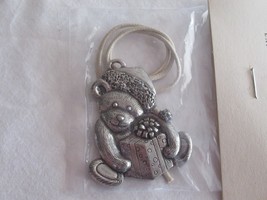 Longaberger SANTA BEAR Danforth Pewter USA Tie On Christmas Holidays USA... - $20.90