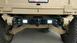 Dual Reverse Backup Sq Led Lights Military Fits Humvee Back Up M998 H1 H-1 - £43.51 GBP