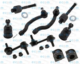 Lower Ball Joints Tie Rods Ends Sway Bar Link Bushings For Honda Accord ... - $139.29