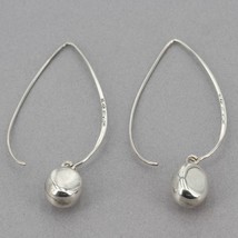 Vintage Silpada Sterling Silver JUST DROPPING IN Long Wire Drop Earrings... - £23.48 GBP