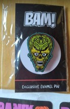 Bam Horror Exclusive Mars Attacks Alien Enamel Pin by Tom Ryan - £11.70 GBP