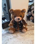 HARLEY DAVIDSON Bean Bag Plush &quot;Motorhead&quot; Biker Teddy Bear 1997 Plush G... - $11.88