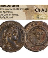 Constantine II Epfig Hoard NGC Choice AU! RARE Unlisted in RICRome Mint ... - $493.05