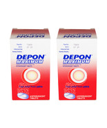 2 box DEPON MAXIMUM Paracetamol 1000mg 8/box Effervescent Tablets  - £15.66 GBP