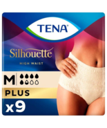 TENA Lady Silhouette Pants Plus Creme Medium x 1 Pack of 9 Incontinence ... - $13.20