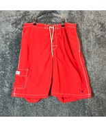 Polo Ralph Lauren Swim Trunks Mens XL Red Pony Preppy Boat Board Nautica... - £8.14 GBP