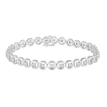 1/10CT TW Diamond Tennis Bracelet in Sterling Silver by Fifth and Fine - £45.55 GBP