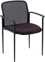 Black 23-3/4 X 23-1/2 X 33-Inch Lorell Reception Side Chair. - £84.81 GBP