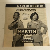 Martin Vintage Tv Guide Print Ad Martin Lawrence Tisha Campbell TPA24 - £4.67 GBP