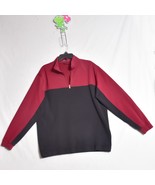 Nike Golf Nike Dri Fit Therma Men&#39;s Size Large Garnet &amp; Black 1/4 Zip - €30,78 EUR