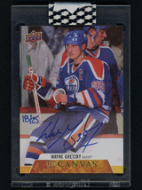 2020-21 UD Clear Cut Canvas Signatures Wayne Gretzky Autograph #18/25 Oilers - £1,028.76 GBP