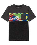 Marvel Big Kid Boys The Avengers Graphic Print T-Shirt Color Black Size ... - £20.50 GBP