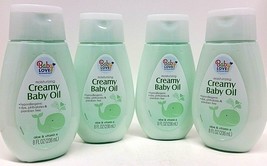 ( LOT 6 ) Moisturizing CREAMYBaby Oil Aloe &amp; Vitamin E 8 Oz Each - $34.64