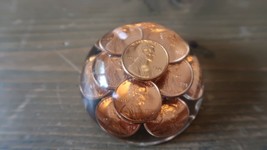 Vintage 1976 Penny Paperweight 2.5&quot; - $29.69