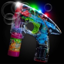 Flashing Bubble Gun - Light Up Blower Blaster With LED Lights Great Part... - £11.65 GBP