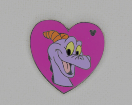 Disney 2010 Hidden Mickey Series Figment - Figment&#39;s Head In A Heart Pin... - £8.17 GBP