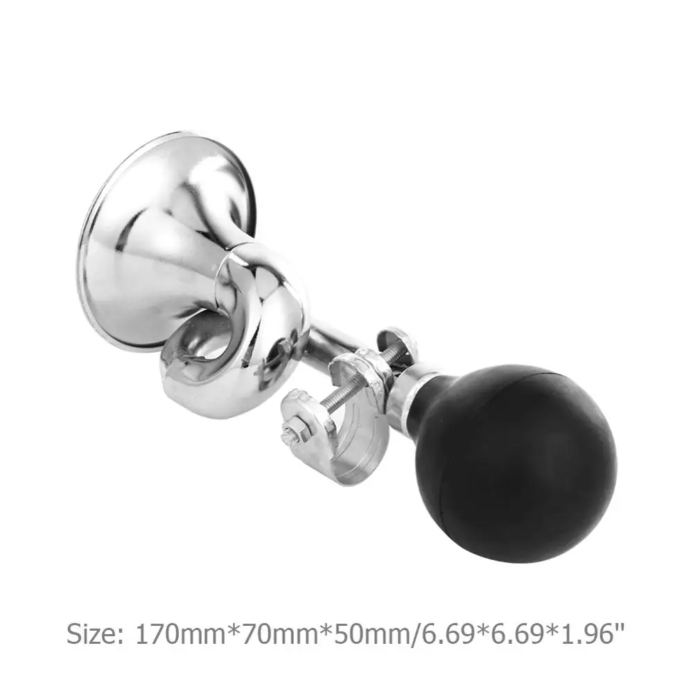 Bicycle Air Horn Ring Bike Snail Horn Alarm Cycling  Bell Vintage Retro Bugle Ho - £45.90 GBP